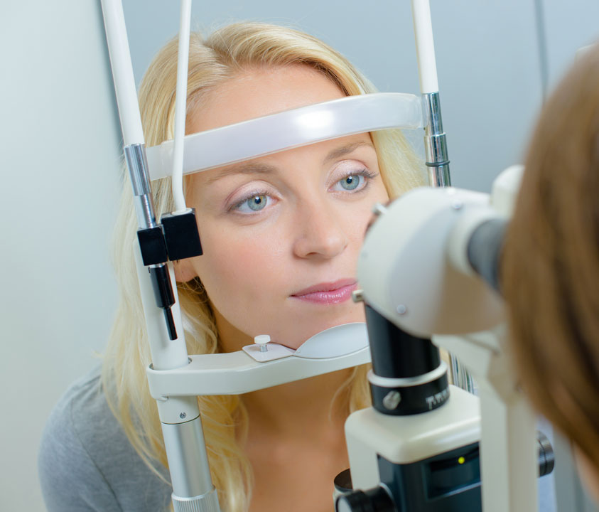 medical eye care exam at palm valley eye care